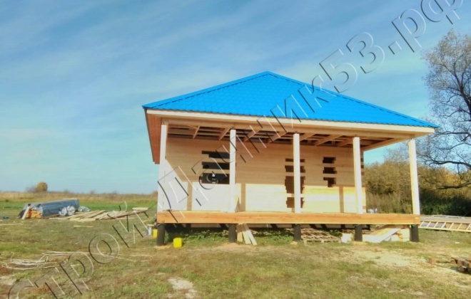 2 Брусовой дом 11×8, 88 м², Тульская область, Щёкинский район, Село Голощапово (5)